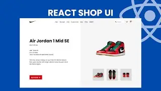 Create Stunning React ECommerce Product Page 🛍️ | React Shopping Cart UI Design