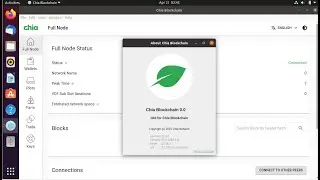 Install end first setup Chia Blockchain in Ubuntu 20.10, 20.04, 19.04, 18.04