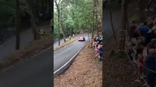 Miata drifting narrow touge