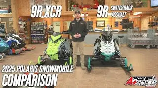 2025 Polaris Patriot 9R Indy XCR vs Patriot 9R Switchback Assault Snowmobile Comparison