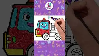 ✏️🚚How to Draw Fire Truck🔥 #shorts #youtubeshorts #drawing #firetruck