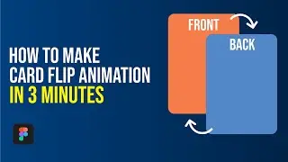 How to make Card Flipping Animation in Figma | 3 Minutes Figma Turorial