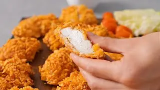 SUPER TASTY and HEALTHY crispy chicken in the oven 👍 Chicken breast nuggets