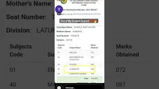 i teach Chemistry Only Not Physics 😂 Class 12th H.S.C Results Maharashtra Board