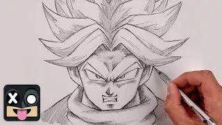 How To Draw Future Trunks | Dragon Ball