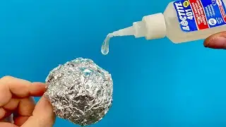 You Won't Believe What Happens When You Pour Super Glue on Aluminum Foil