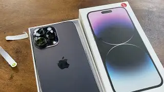 Unboxing iPhone 14 Pro Max 256G ZA Slow Motion Video