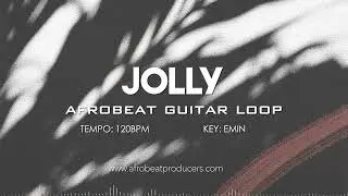 FREE DOWNLOAD Afrobeat Guitar Loop No Drums 100% Royalty Free | Afro Pop Guitar Sample | 