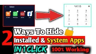 NEW TRICK🔥! Hide Apps On Android In 2024 | Hide System Apps On Android | Hide Photos & Videos