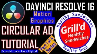 Create a Circular Ad | How to Draw a Circle & Circular Bar | Davinci Resolve 16