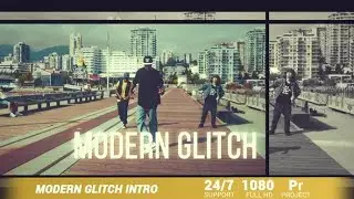 Modern Glitch Intro | Premiere Pro Template