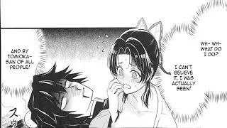 Giyu And Shinobu Secret Meeting..- Demon Slayer Comic Dub.