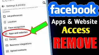 how to remove apps from facebook | how to remove linked apps from facebook |remove apps and websites