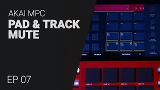 AKAI MPC Pad mute & Track mute - tutorial guide EP07