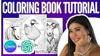 Canva coloring book tutorial - Step by Step in 2024