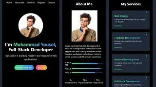 How to Build a Personal Portfolio Website with React, Vite, and Tailwind CSS