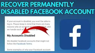 How to Recover Permanently Disabled Facebook Account (2023) | Disabled Facebook Account Recovery