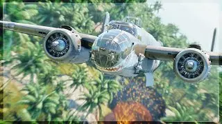 TREE SURFING | LOW ALTIUIDE TANK BUSTING | B-25 Mitchell