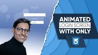 How to create animated login screen? Easy with CSS!