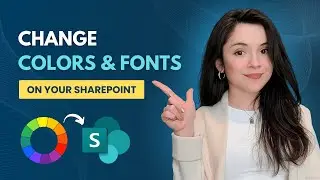 How to customize SharePoint Theme & Fonts | 2024 Tutorial