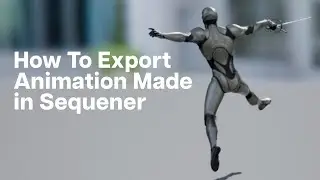 How To Export Your Animation From A Level Sequence in Unreal Engine
