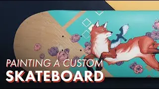 I Tried Custom Painting A Skateboard