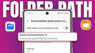 How to Change Screenshot Location Folder on Samsung Phone | Change Default Save Location