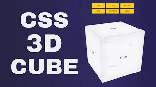 CSS 3D Cube animation [Project #35]