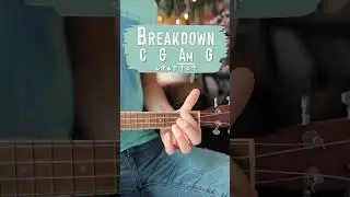 Breakdown Jack Johnson Ukulele Tutorial // Breakdown Ukulele Lesson #shorts