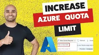 How to create an Azure quota increase request?!