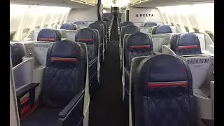 Delta 757-200 (75S) cabin tour 4k