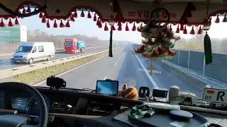 CV driving VOLVO FH4. POLAND. Польша, S8. 2 декабря 2020 г.