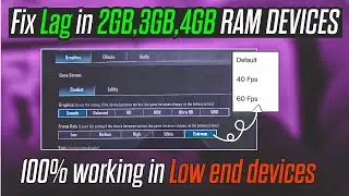 🔧 NEW UPDATE BGMI/PUBG LAG FIX IN ANY DEVICE |  BEST LAG FIX SETTINGS FOR BGMI & PUBG MOBILE️‍