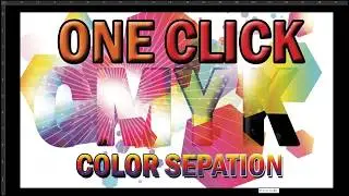 ONE-CLICK COLOR SEPARATION USING PHOTOSHOP ACTION DEMO