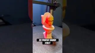 I 3D printed the bald guy from Skibidi Toilet #shorts #skibiditoilet