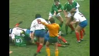 1985 The rucks at Lansdowne Road Ireland vs France