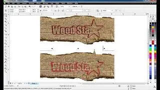 3d logo design | wood craving in coreldraw | Makeup | wood engrave effect | Eagle Graphics