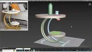 3ds Max Tutorial, How to Model a Designer Coffee Table from Scratch for Beginners