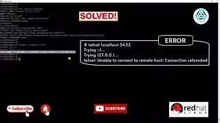 Can't Connect to PostgreSQL on Port 5432 | Telnet to Port 5432 Failed #linux #linux_tutorial