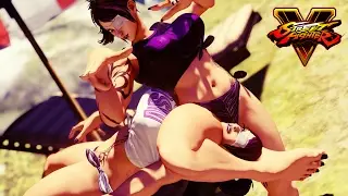 Street Fighter 5 mods Thicc Gothic Juri beachwear