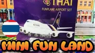 🇹🇭 ✈️ unboxing Thai Funplane Airport Set 泰國國際航空 (000253)