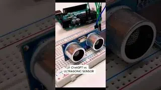 ChatGPT vs Ultrasonic Sensor. AI destroys Arduino Programming #arduino #chatgpt #shorts #howto #asmr