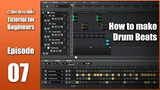 Cakewalk Tutorial E07 • How to make Drum Beats in Cakewalk