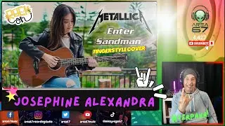 Reacting To Josephine Alexandra's Amazing Fingerstyle Cover Of Metallica's 'enter Sandman