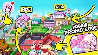 FREE HOUSES AND NEW PROMO CODES IN KAWAII STYLE // HAPPY GAME WORLD