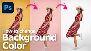 Photoshop How to change background color and make background white