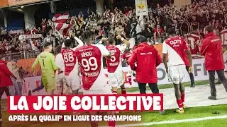 La joie collective après la qualification en Ligue des Champions 😍