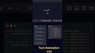 css text animation | css animation| html css | coding tips #coding #ai #shorts #tips #html #css