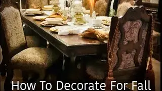 How to Decorate for Fall