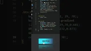 Watch Button CSS Hover Effect with mirror effect #htmlcss #webdesign #cssanimation
